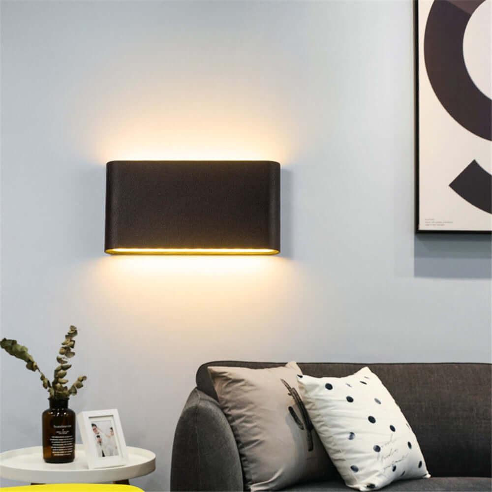 Applique Murale Extérieure LED Moderne - Éclairage Haut et Bas
