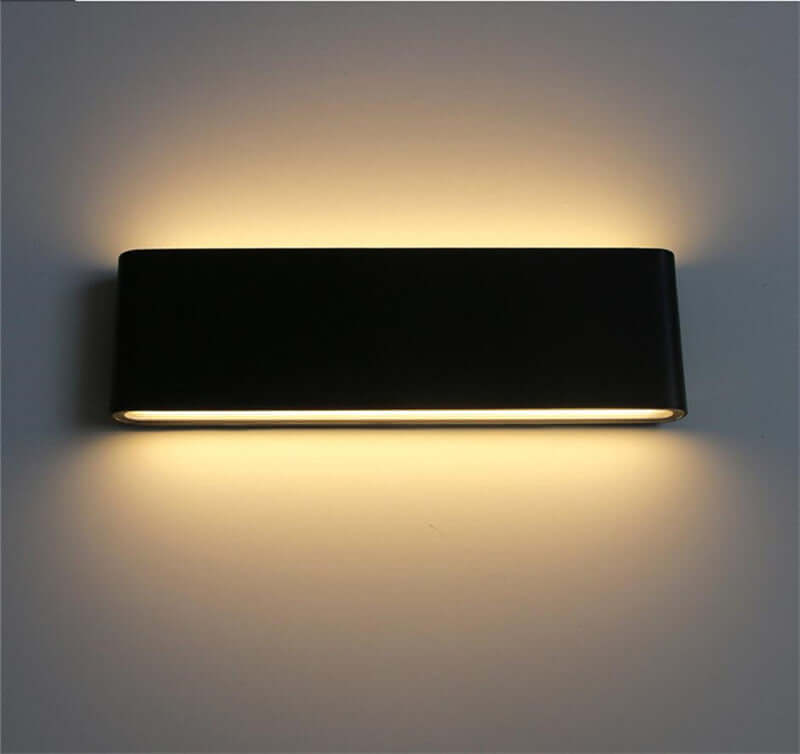 Applique Murale Extérieure LED Moderne - Éclairage Haut et Bas