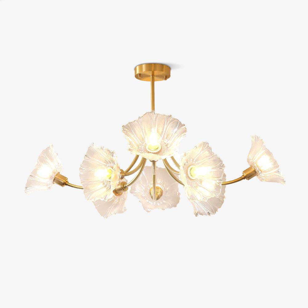 Lustre En Verre Kalin Flower