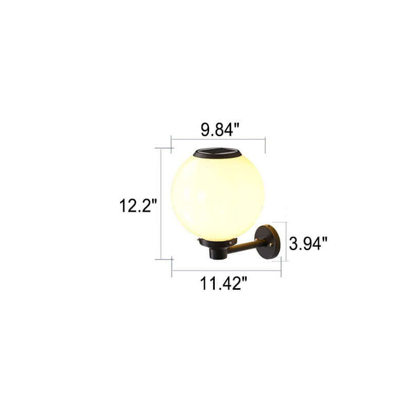 Applique Murale Extérieure Solaire LED - Éclairage Sécurité Étanche