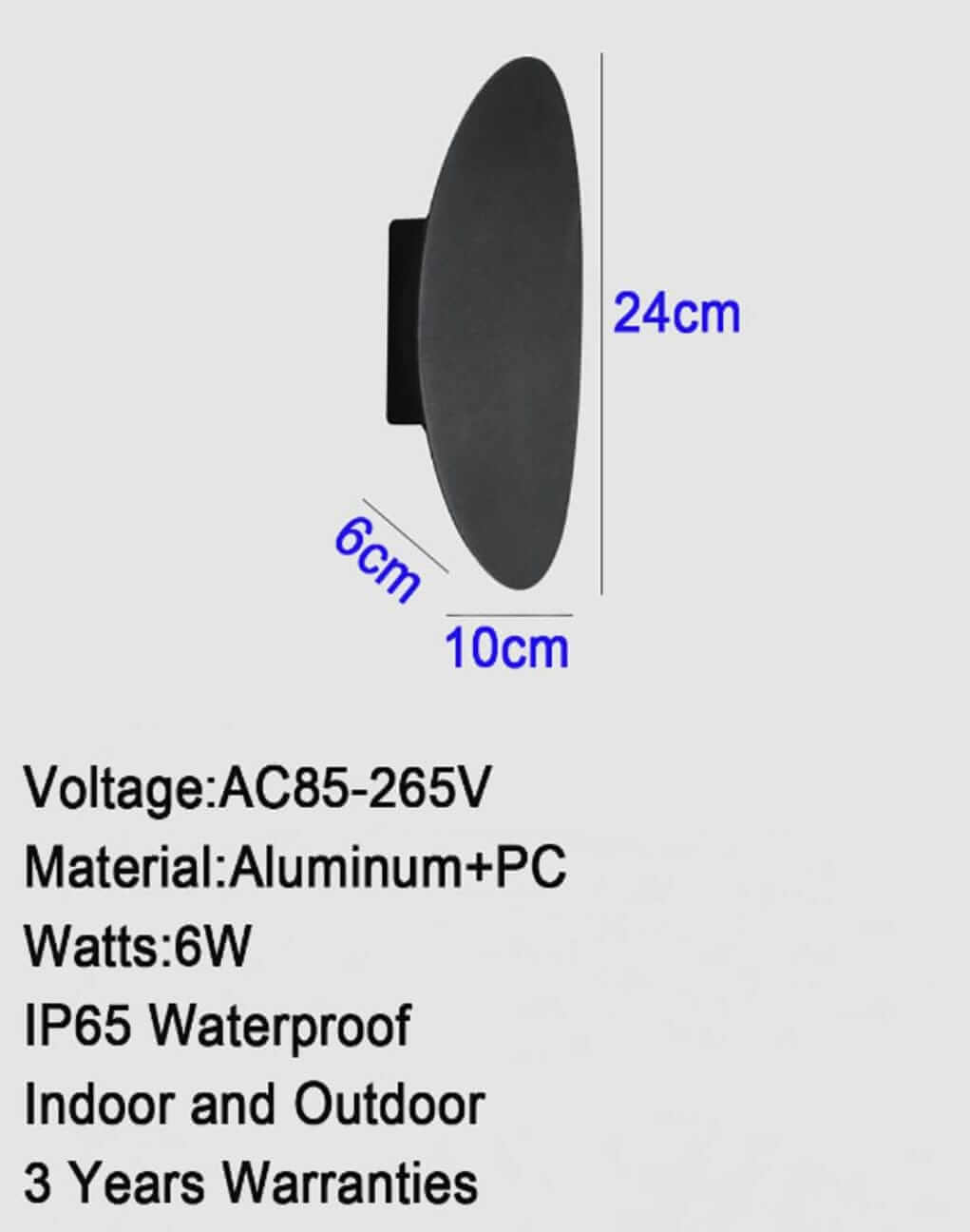 Applique Murale Extérieure - Éclairage LED Moderne