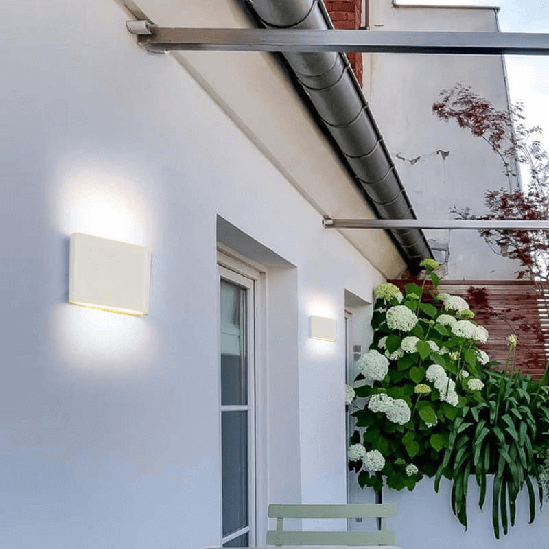 Applique Murale Extérieure LED Moderne - Éclairage Haut et Bas