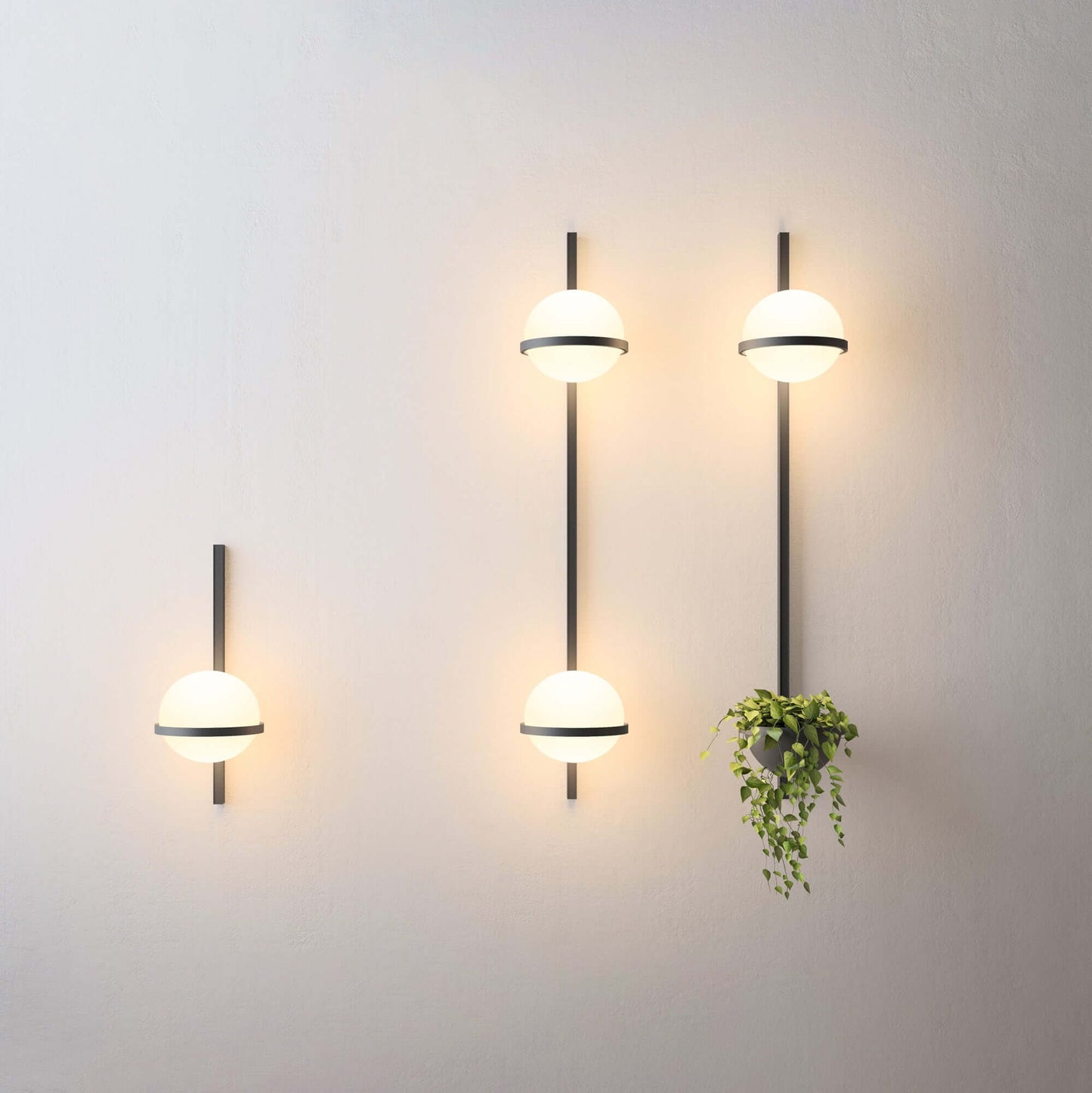 Applique Murale Extérieure Design Moderne - Éclairage LED Intégré