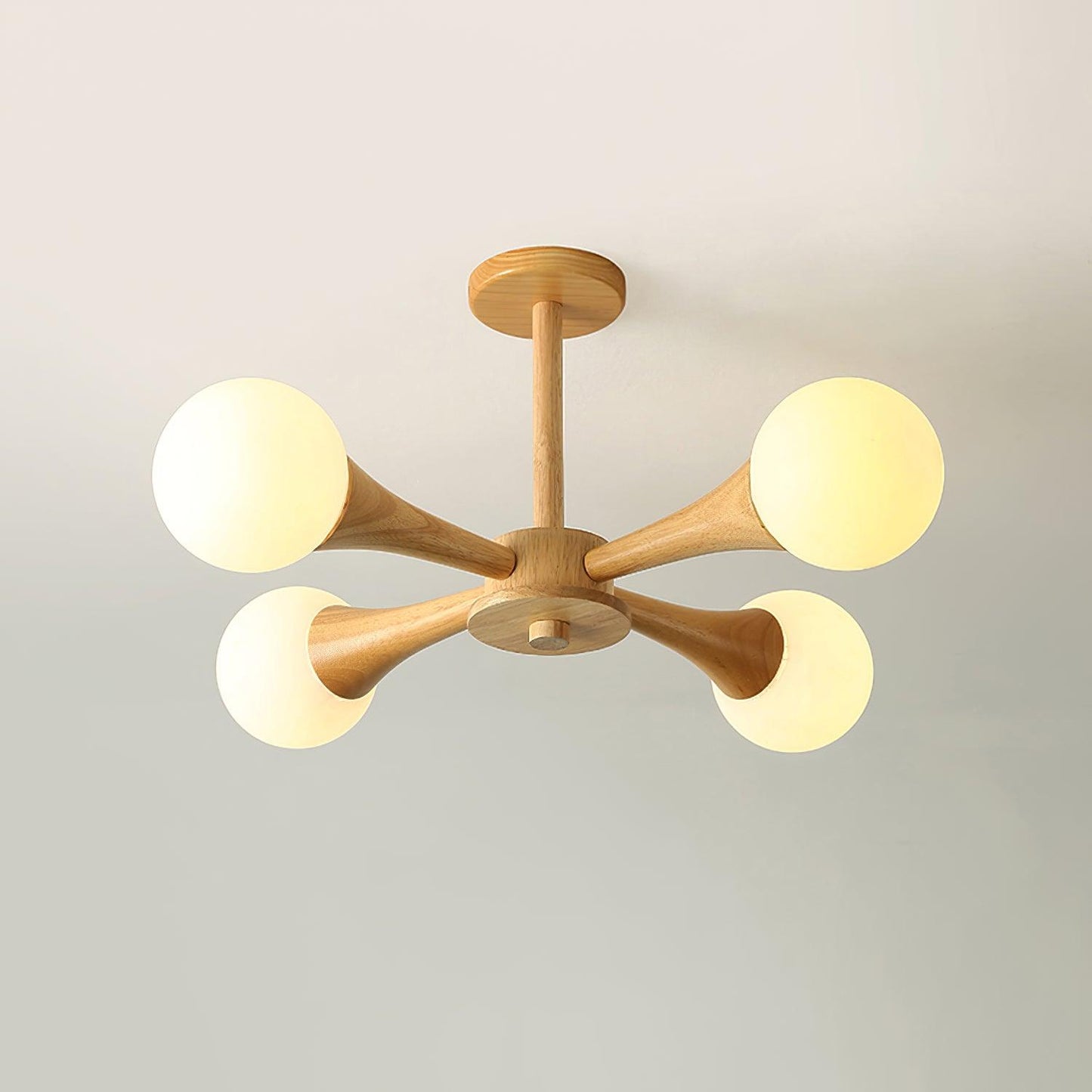 Lustre Bois 3-5 Lumières - Éclairage Intérieur
