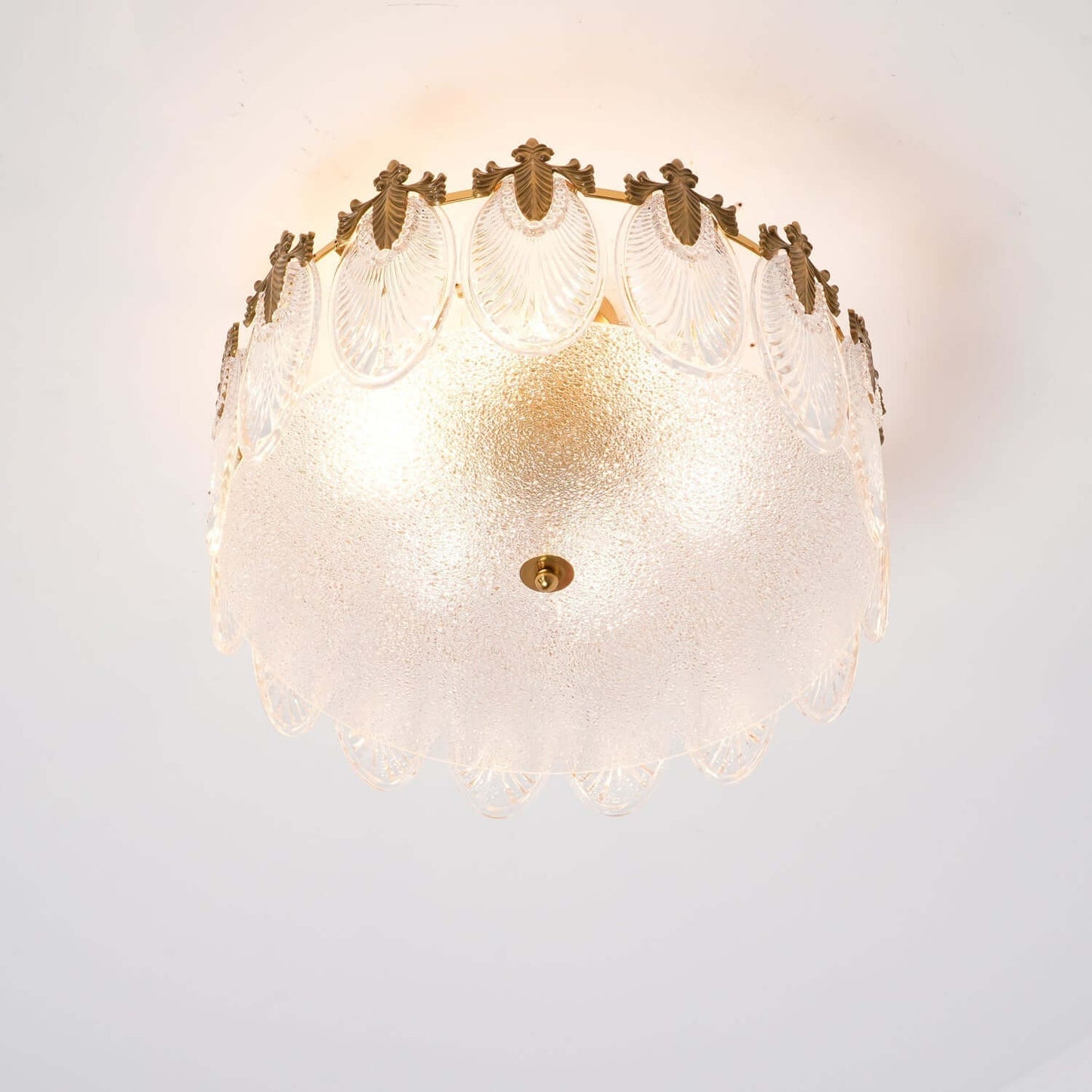 Motif Décoratif Lustre Rond En Verre