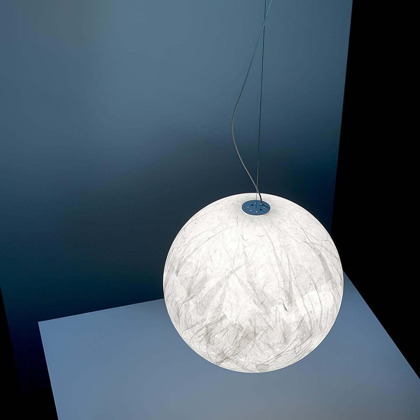 Lampe Pendante En Soie Moon