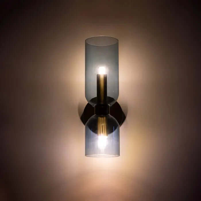 Applique Murale Led À Double Tête En Verre
