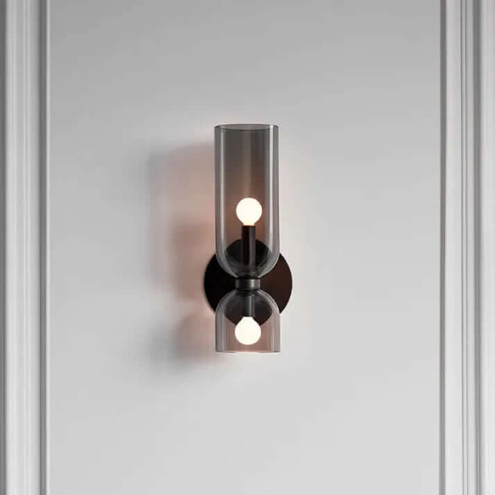 Applique Murale Led À Double Tête En Verre