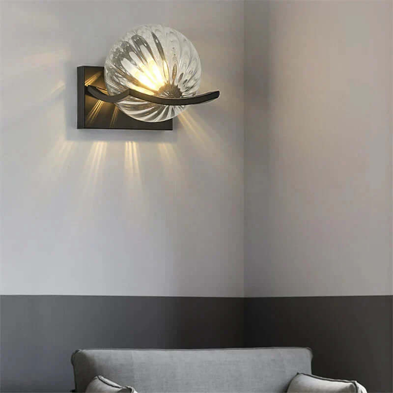 Applique Led Moderne En Verre
