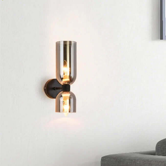 Applique Murale Led À Double Tête En Verre