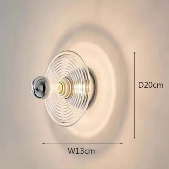 Applique Murale Vintage LED Verre - Éclairage Intérieur