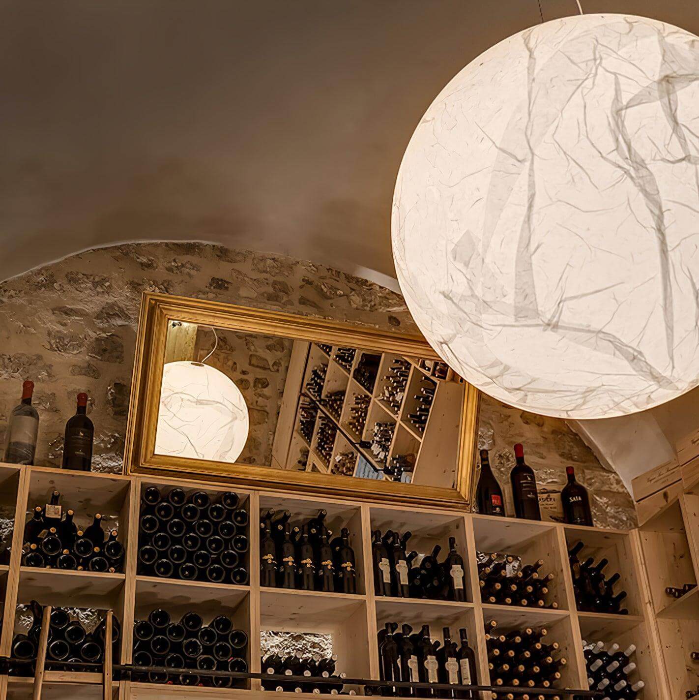 Lampe Pendante En Soie Moon