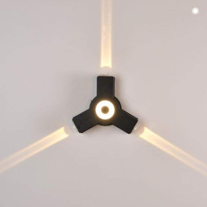 Applique Murale Extérieure LED - Design Croisé
