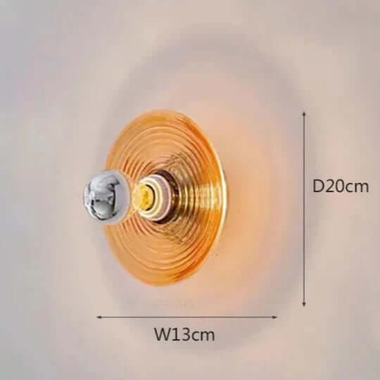 Applique Murale Led Vintage En Verre