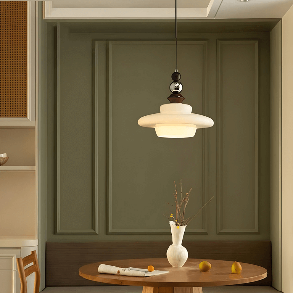 Luminaire Pendentif Salle à Manger Style Médiéval Beige