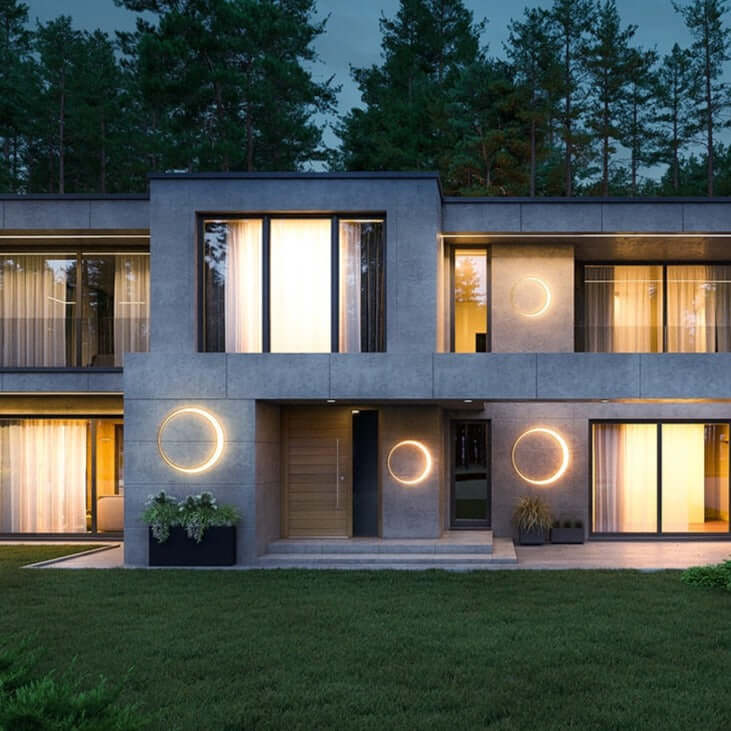Applique Extérieure LED Moderne - Éclairage Mural IP65