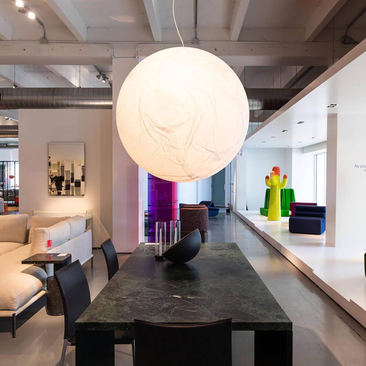 Lampe Pendante En Soie Moon