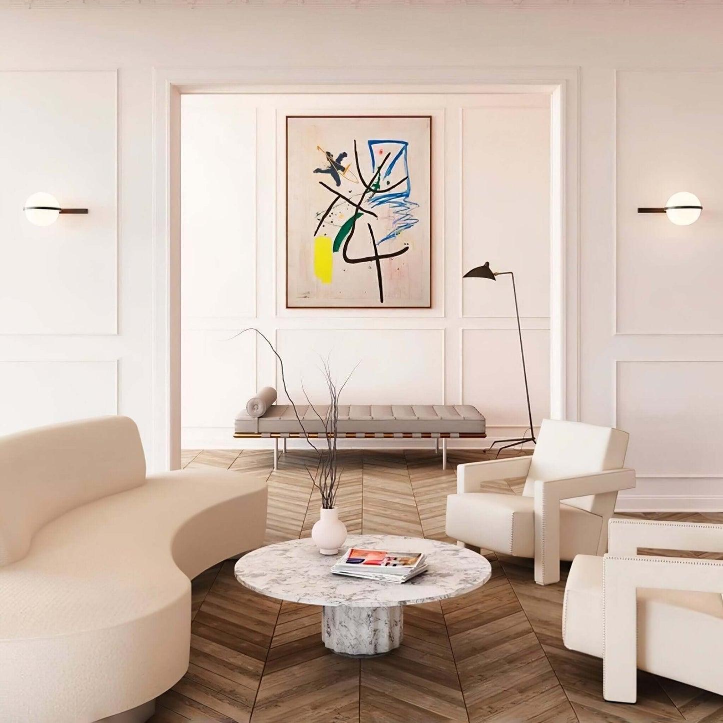 Applique Murale Extérieure Design Moderne - Éclairage LED Intégré