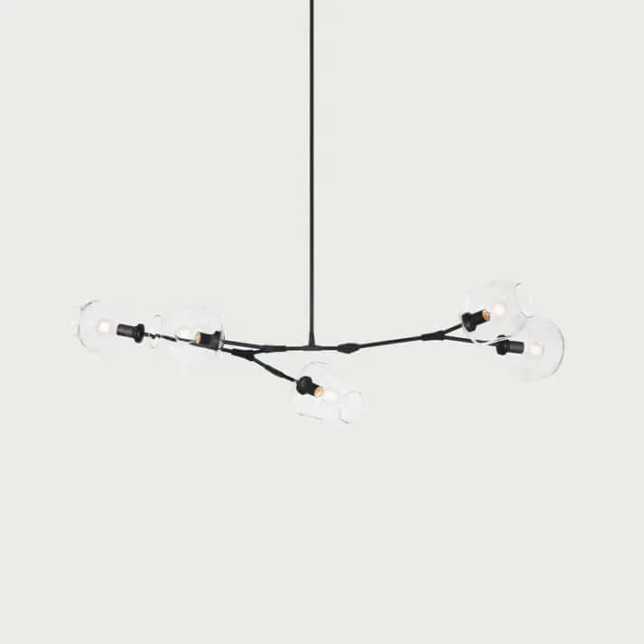 Lustre Suspension Verre Bulle Design Moderne