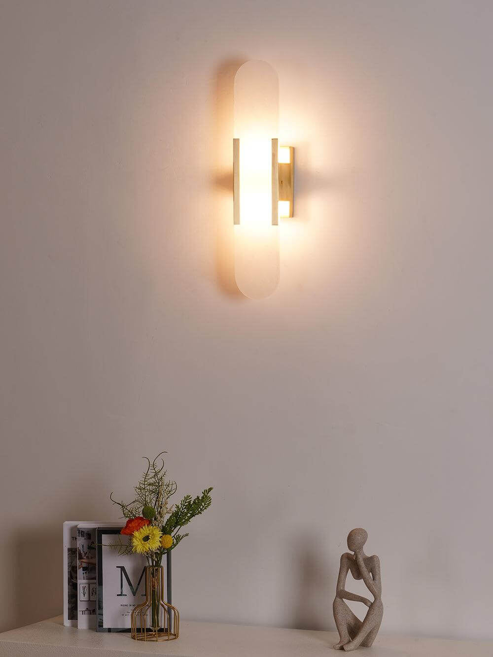Applique Melange En Albâtre Allongé