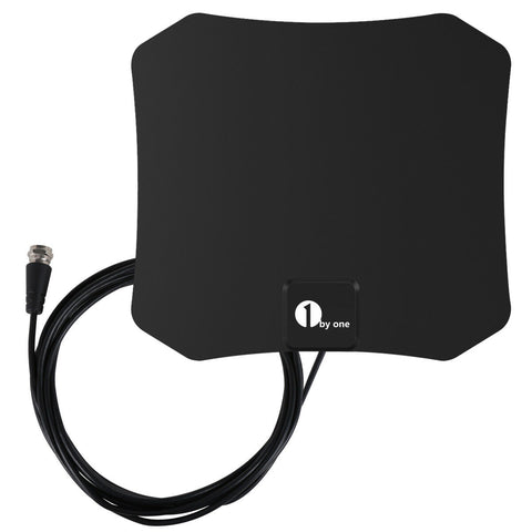 Antenne satellite intérieure HDTV compacte pour réception HD, design élégant, installation facile, clarté exceptionnelle.