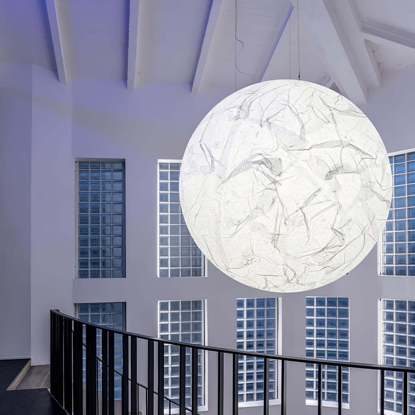 Lampe Pendante En Soie Moon