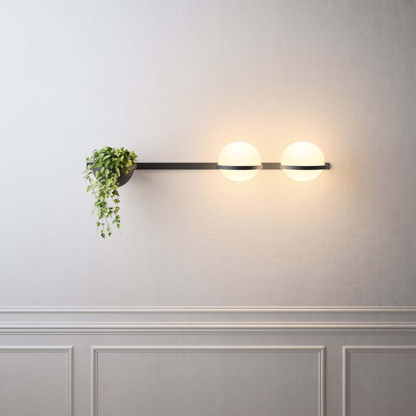 Applique Murale Extérieure Design Moderne - Éclairage LED Intégré