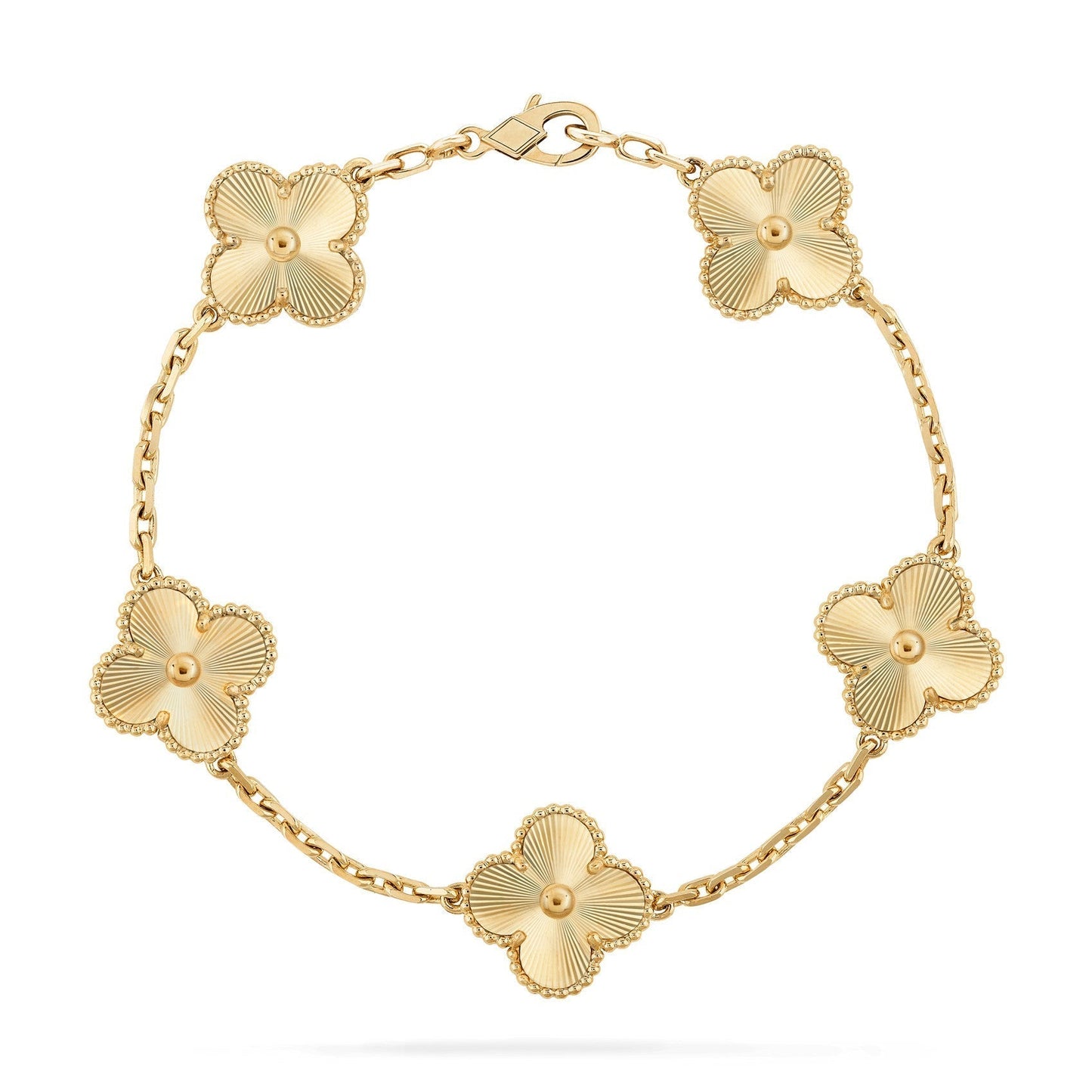 "Bracelet Ella en or plaqué, finition dorée brillante, design minimaliste et élégant, accessoire femme raffiné."