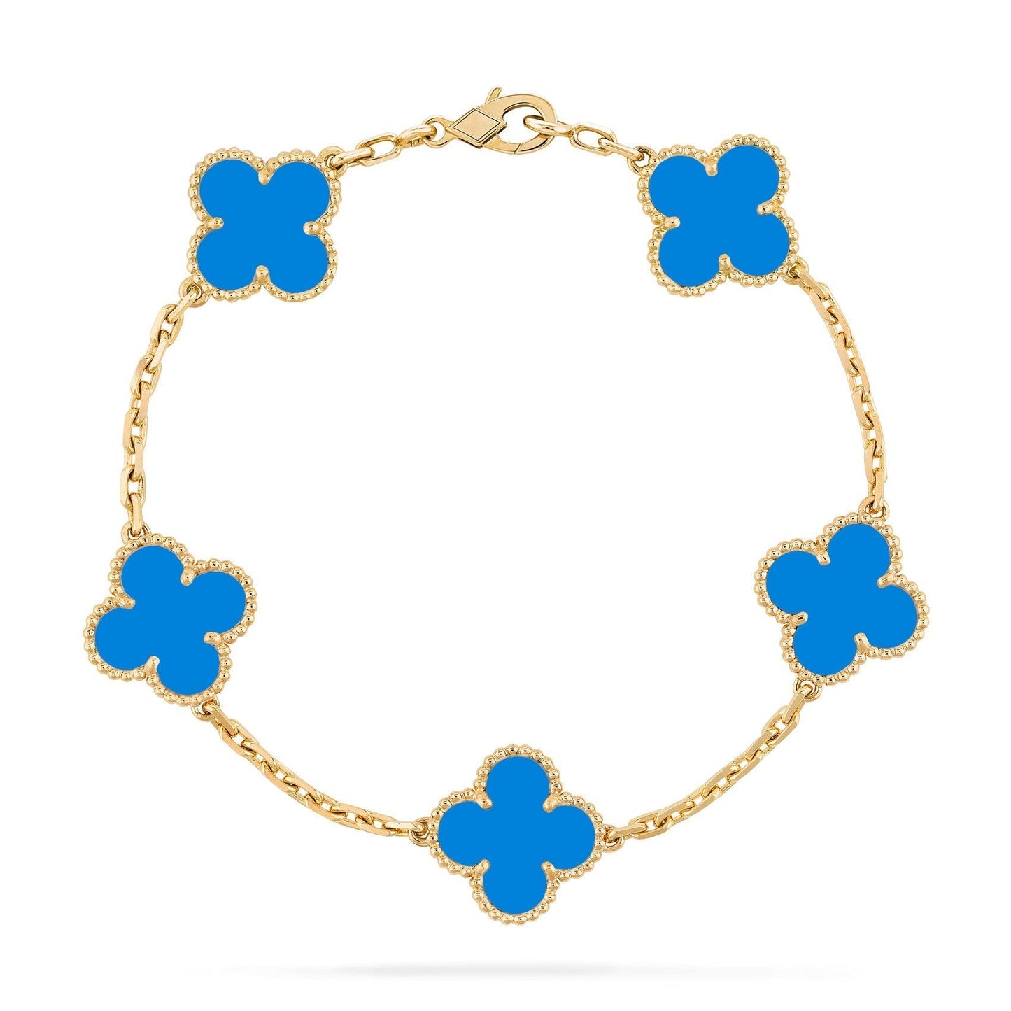 "Bracelet Ella en or plaqué, finition dorée brillante, design minimaliste et élégant, accessoire femme raffiné."