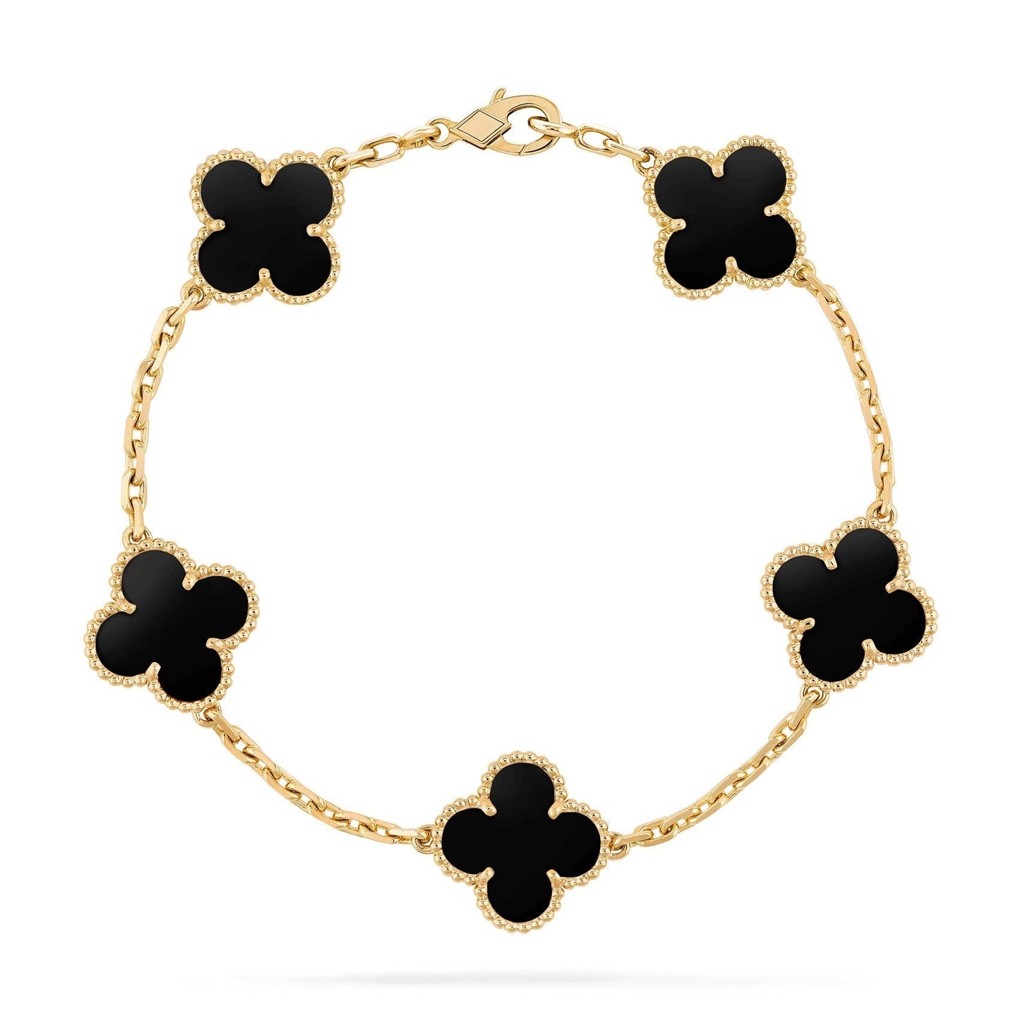 "Bracelet Ella en or plaqué, finition dorée brillante, design minimaliste et élégant, accessoire femme raffiné."