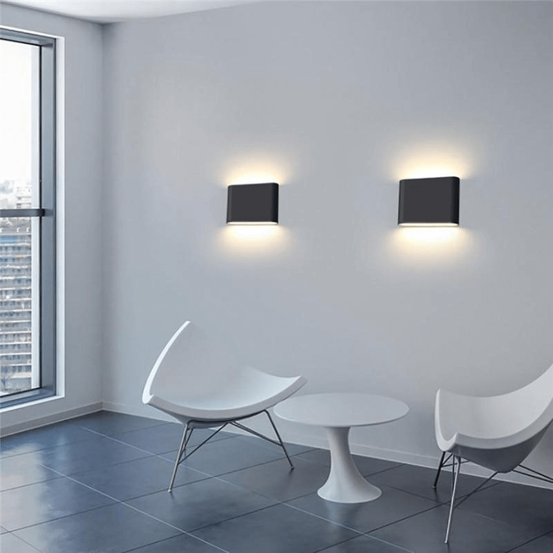 Applique Murale Extérieure LED Moderne - Éclairage Haut et Bas