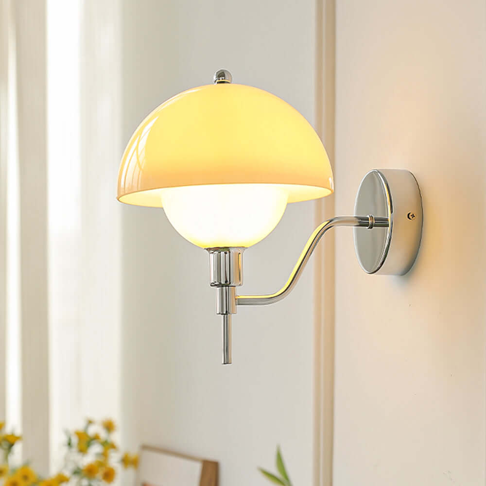 Applique Murale Champignon À La Crème
