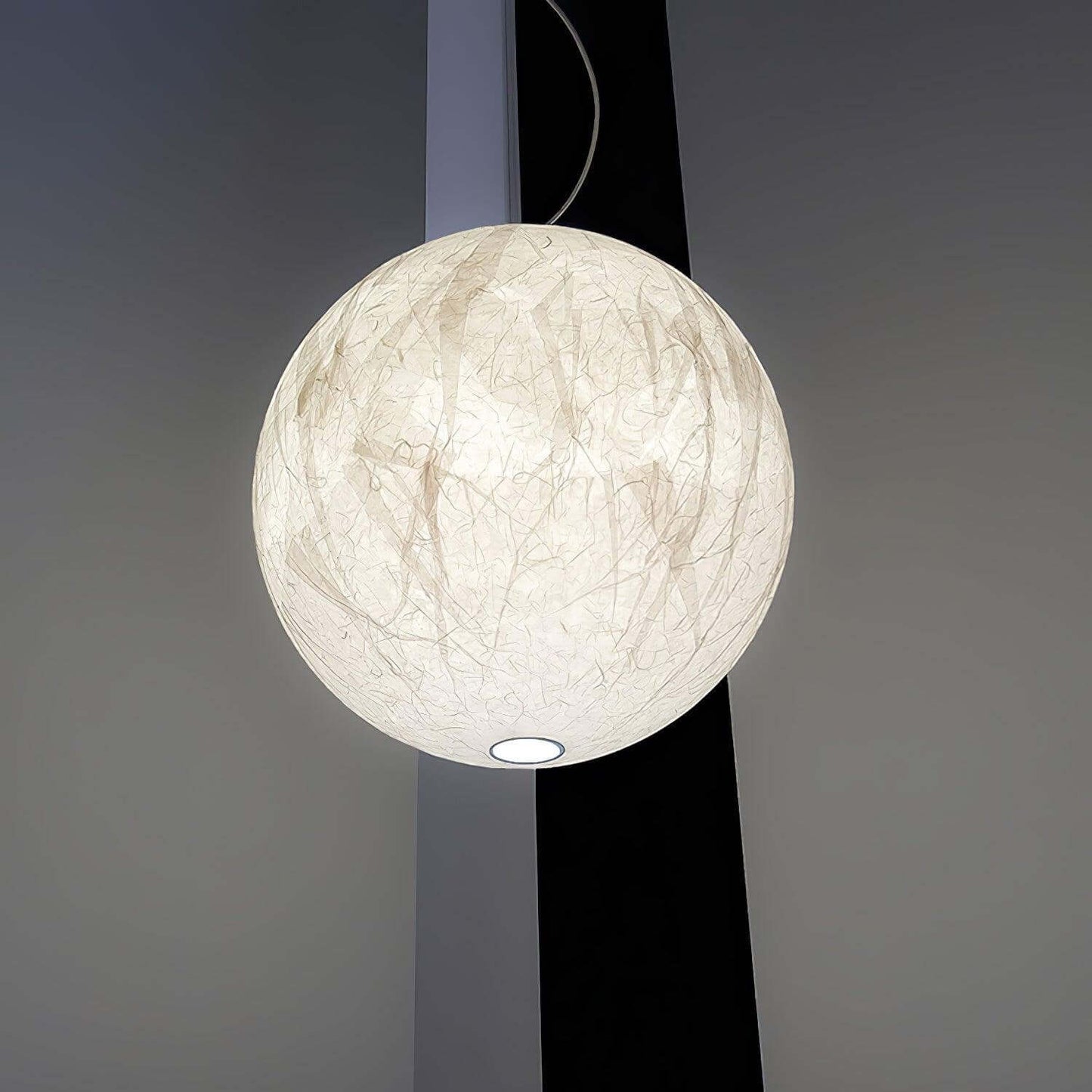 Lampe Pendante En Soie Moon