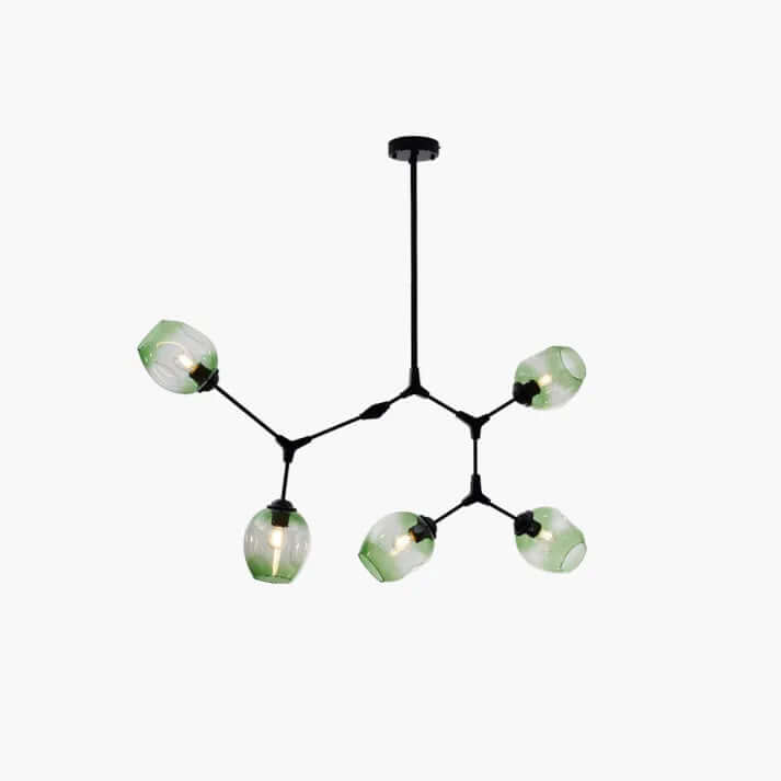 Lustre Suspension Verre Bulle Design Moderne
