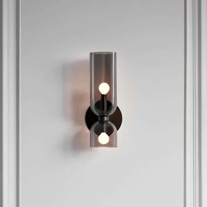 Applique Murale LED Double Verre - Éclairage Moderne