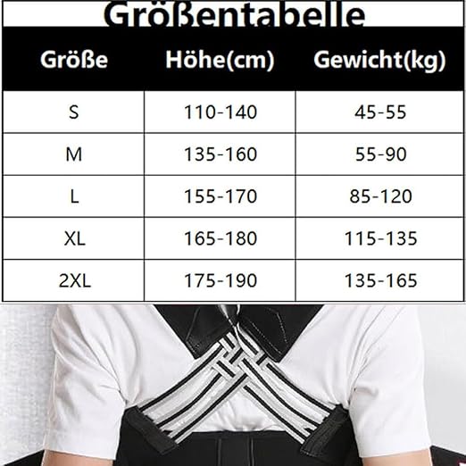 "Ceinture correctrice dorsale ergonomique noire, ajustable, pour améliorer posture et confort quotidien."