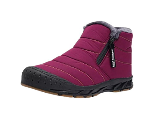 Chaussons chauffants pour femme, confortables, design élégant, doublure en fausse fourrure, parfaits pour rester au chaud.