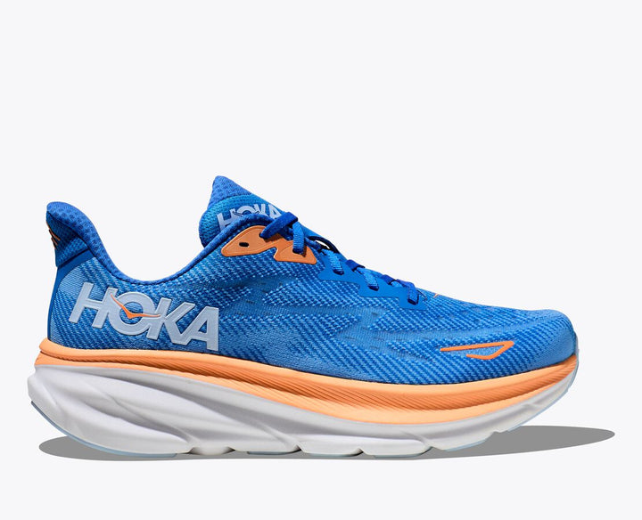 "Chaussures de course unisexes légères Hoka Clifton 9, design moderne, tige mesh respirant pour performance et confort"