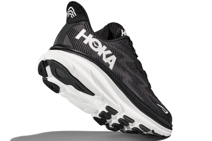 "Chaussures de course unisexes légères Hoka Clifton 9, design moderne, tige mesh respirant pour performance et confort"