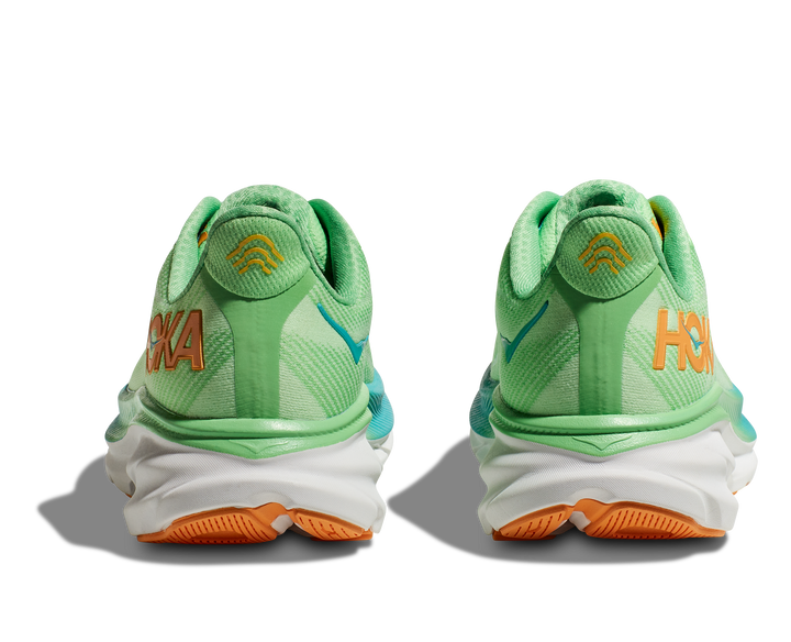 "Chaussures de course unisexes légères Hoka Clifton 9, design moderne, tige mesh respirant pour performance et confort"