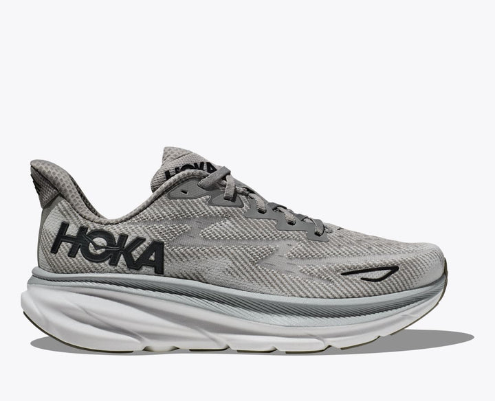 "Chaussures de course unisexes légères Hoka Clifton 9, design moderne, tige mesh respirant pour performance et confort"
