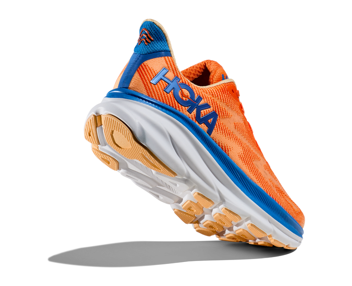"Chaussures de course unisexes légères Hoka Clifton 9, design moderne, tige mesh respirant pour performance et confort"