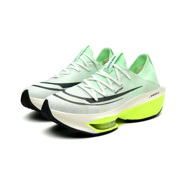 "Chaussures de running légères Stride Air pour femmes, vue latérale, design gris, technologie Airflow pour respirabilité."