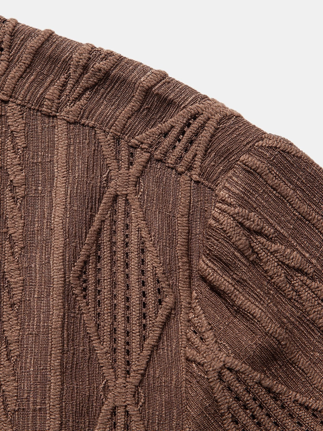 "Chemise homme décontractée en jacquard, texture élégante, coupe moderne, disponible beige, café, noir"