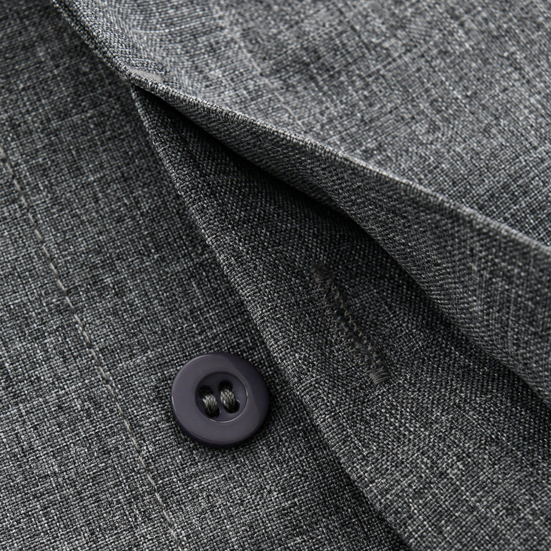 "Chemise homme en lin et coton, manches courtes, col uni, estivale, couleurs variées, élégante et légère pour l'été"