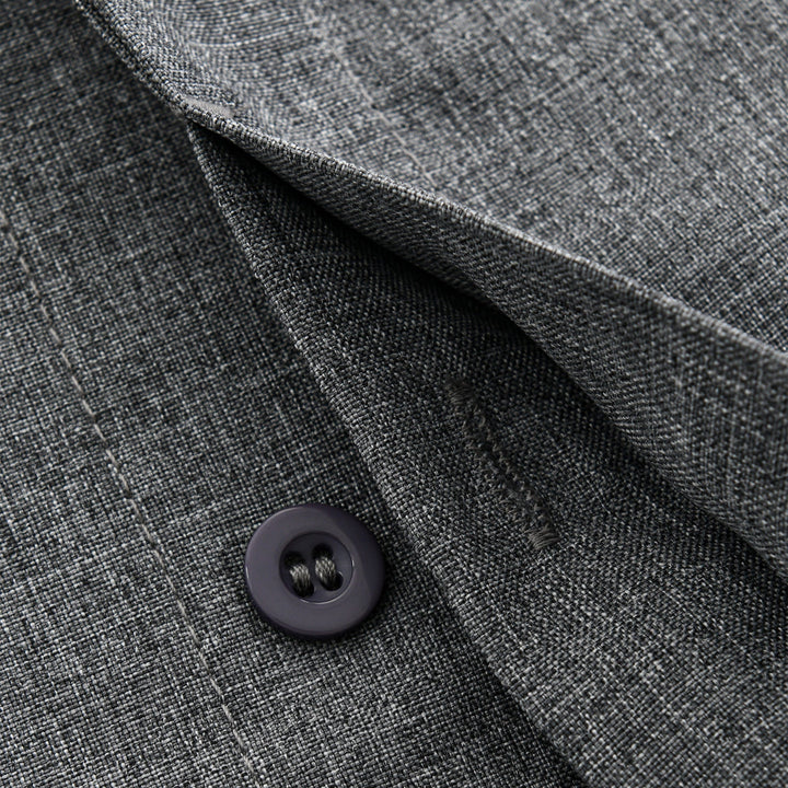 "Chemise homme en lin et coton, manches courtes, col uni, estivale, couleurs variées, élégante et légère pour l'été"