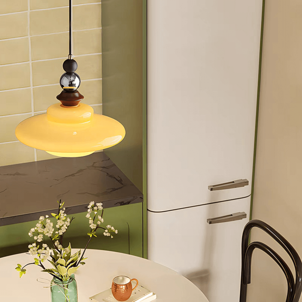 Luminaire Pendentif Salle à Manger Style Médiéval Beige