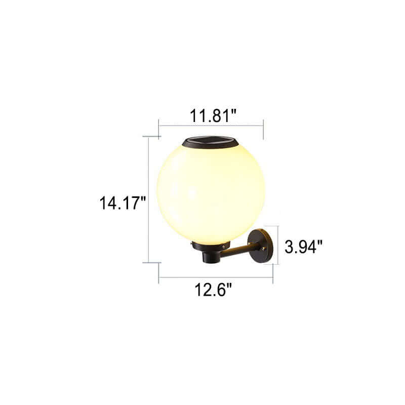 Applique Murale Extérieure Solaire LED - Éclairage Sécurité Étanche