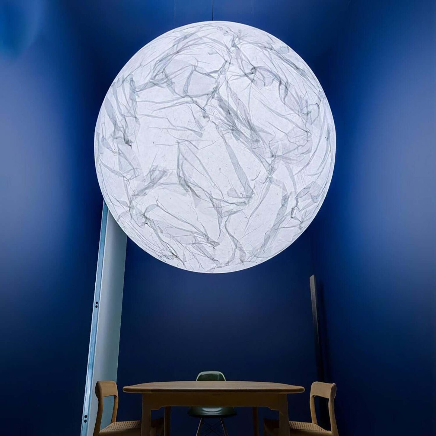 Lampe Pendante En Soie Moon