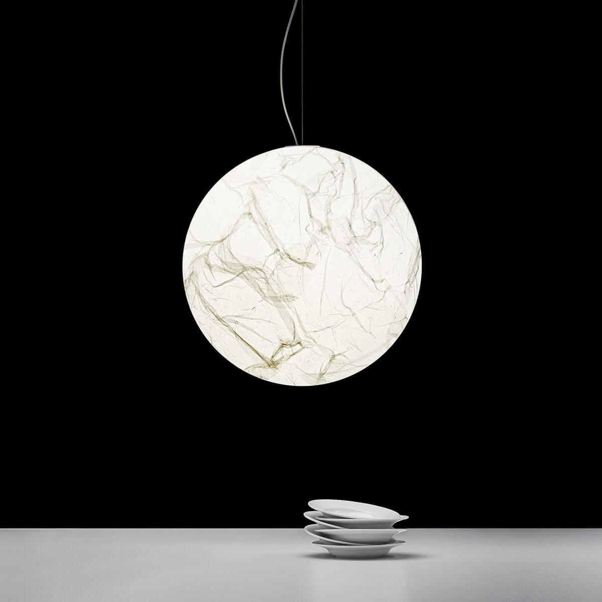 Lampe Pendante En Soie Moon